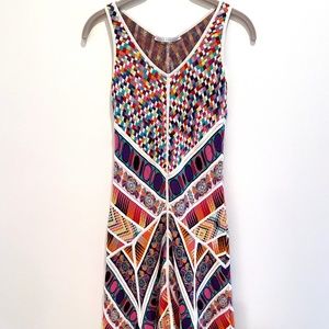 Didier Parakian Sleeveless Jacquard Knit dress